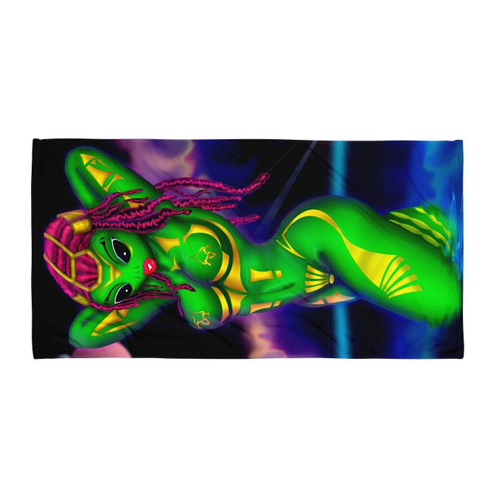 Alien Gone Wild Beach Towel product image (1)