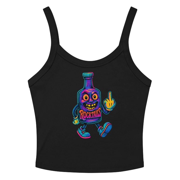 Mean Mr. Bottle "black light" Ladies Tank product image (1)