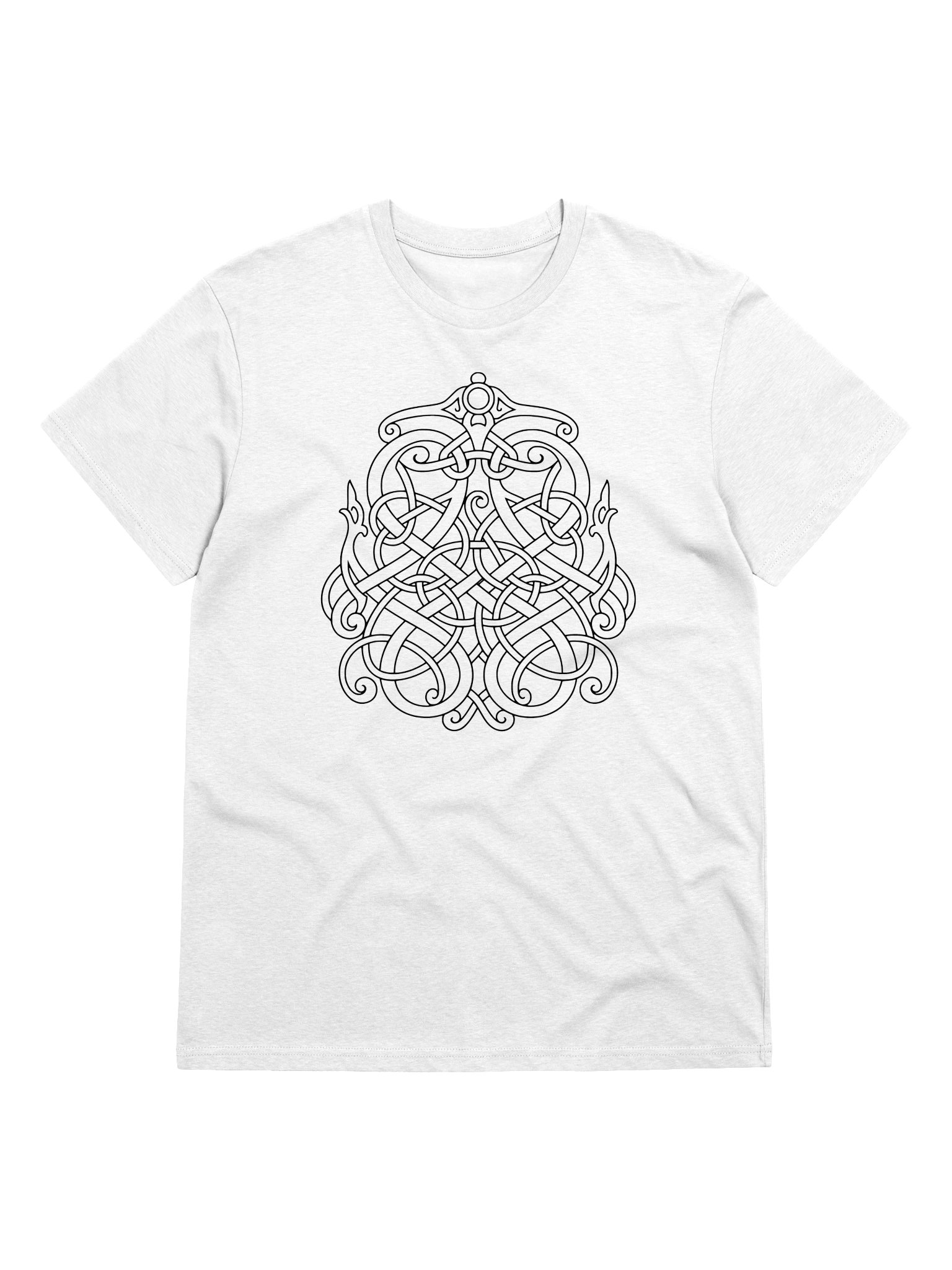 Grafika inspirowana kamieniem runicznym ze Szwecji - koszulka unisex z bawełny organicznej product image (12)