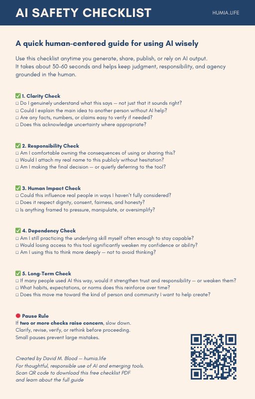 Free AI Safety Checklist product image (1)
