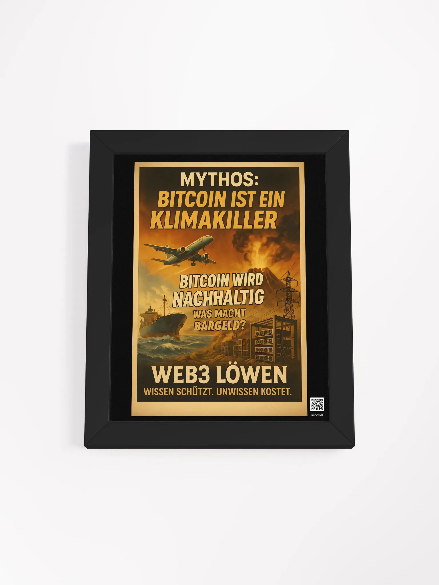 Sustainable Bitcoin Myth Poster product image (3)