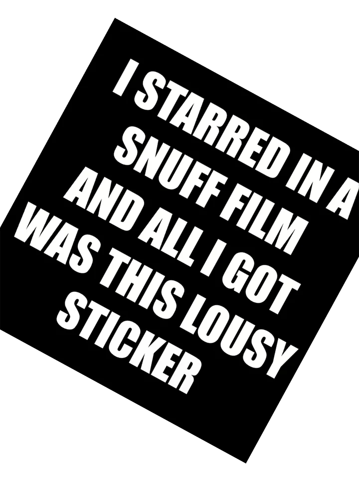 Snuff Sticker product image (2)