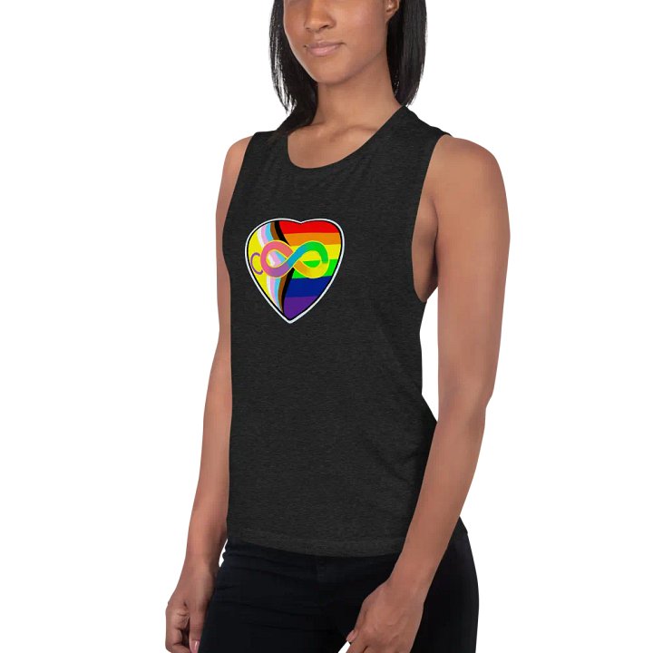 LGBTQIA+ & Autistic Pride Heart product image (2)