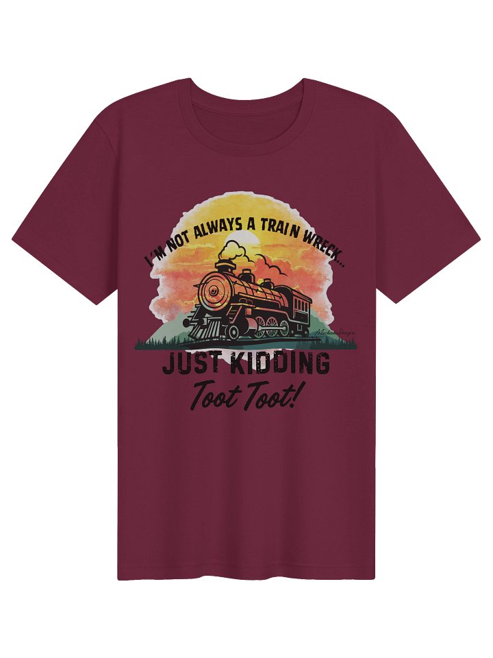 Vintage Train Sunset Graphic Tee product image (5)