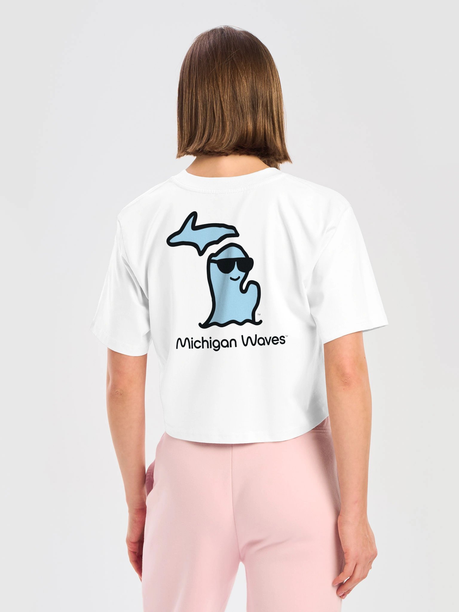 Michigan Waves Cotton Crop Tee product image (1)