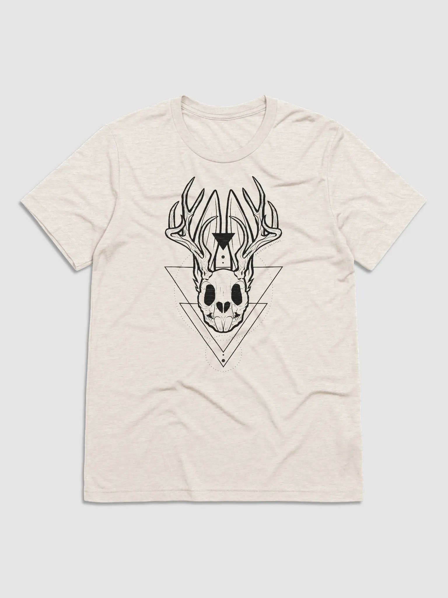 Jackalope Skull UltraSoft Triblend Tee product image (1)