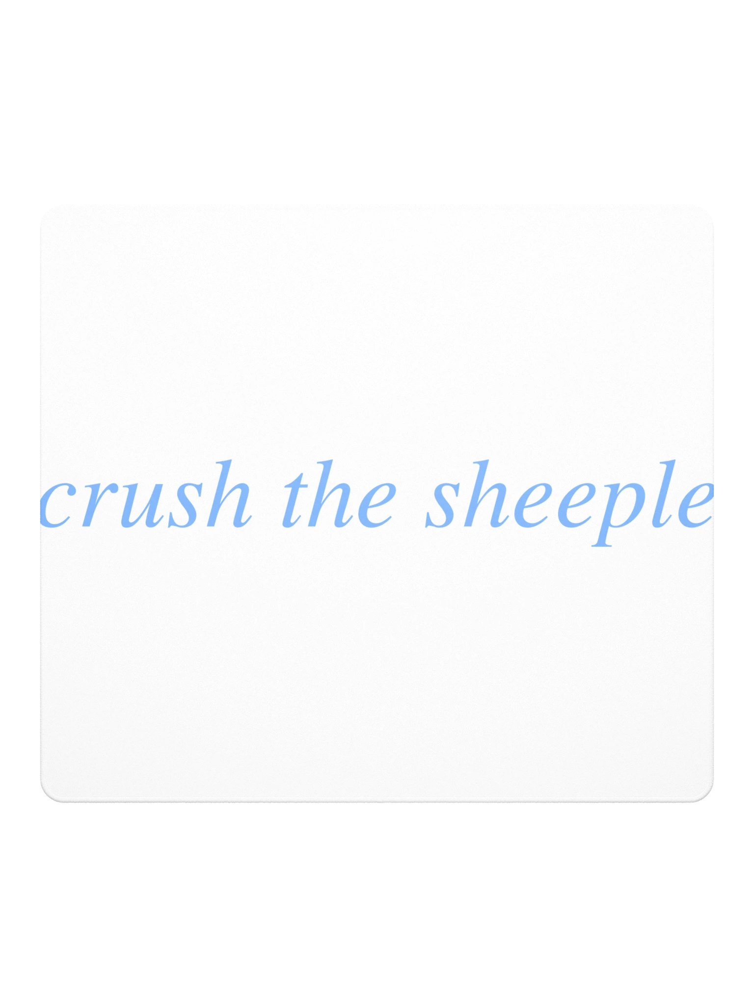No ShopCo Gaming Mouse Pad - Light Blue on White product image (2)