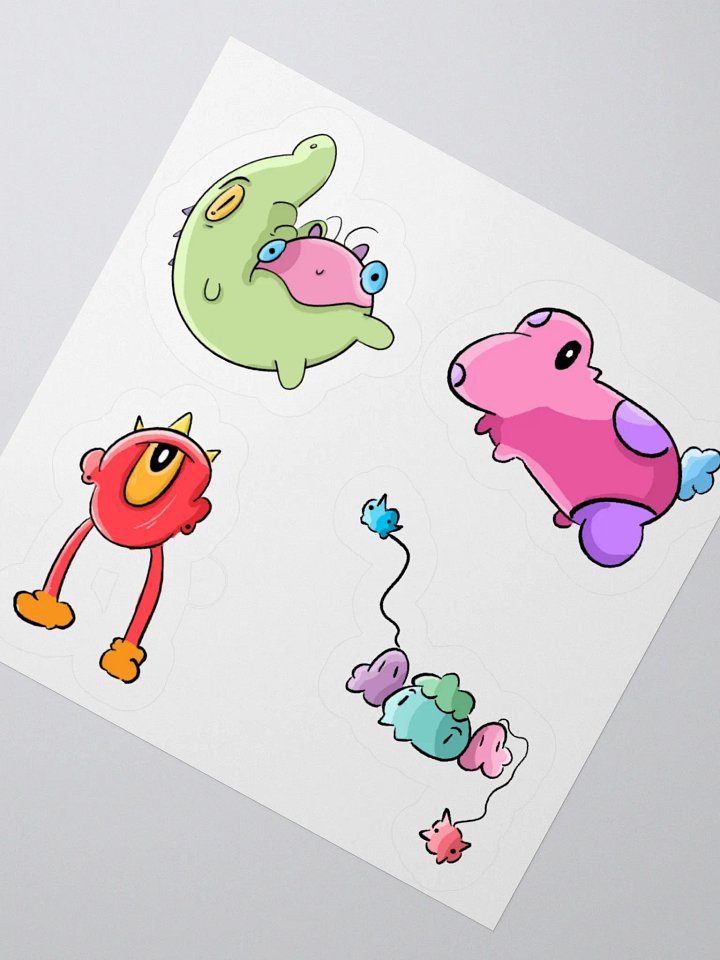 Little guys sticker set 2 product image (2)
