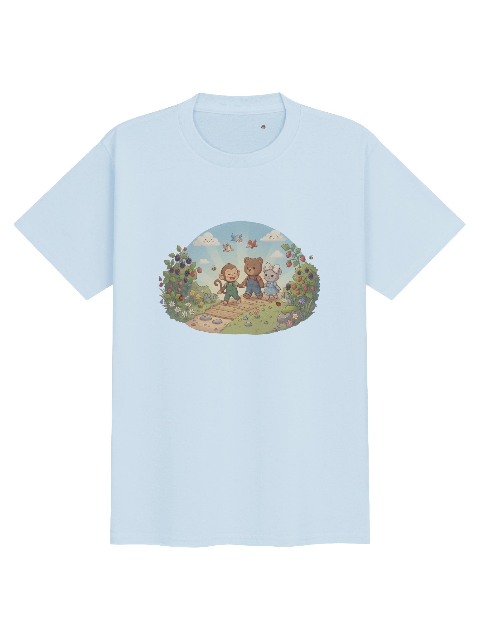 Dječja majica (Veličina XS - XL)- Šumska avantura Lutkice Line i prijatelja🐞🌳🐵🐻 product image (1)