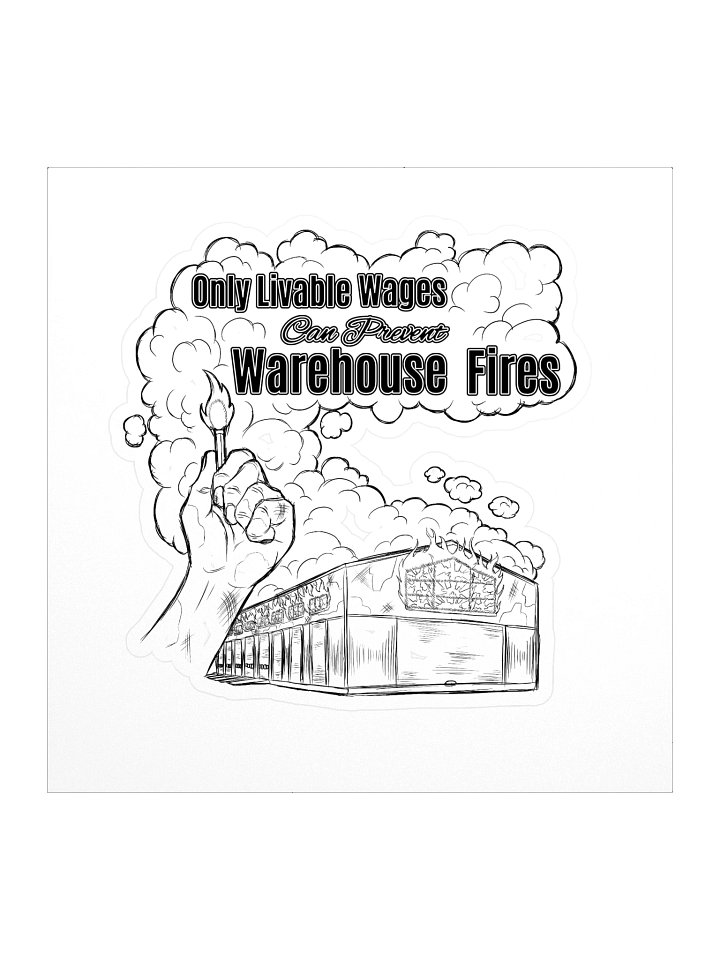 Only Livable Wages Sticker product image (1)