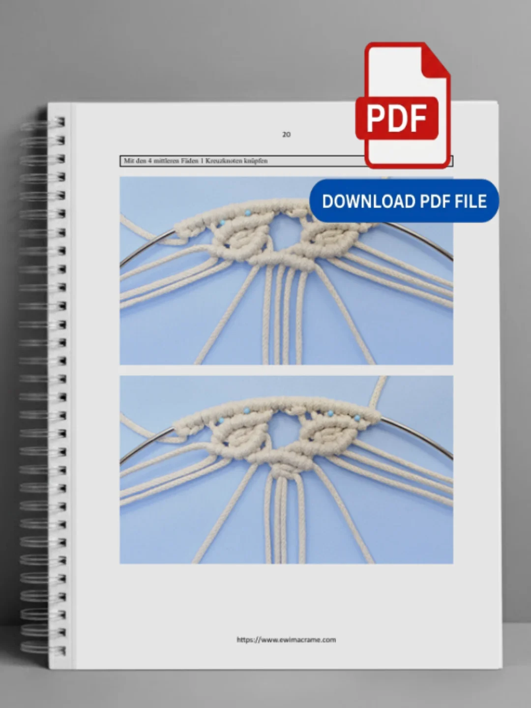 Makramee Baum – Schritt-für-Schritt Anleitung | PDF product image (2)