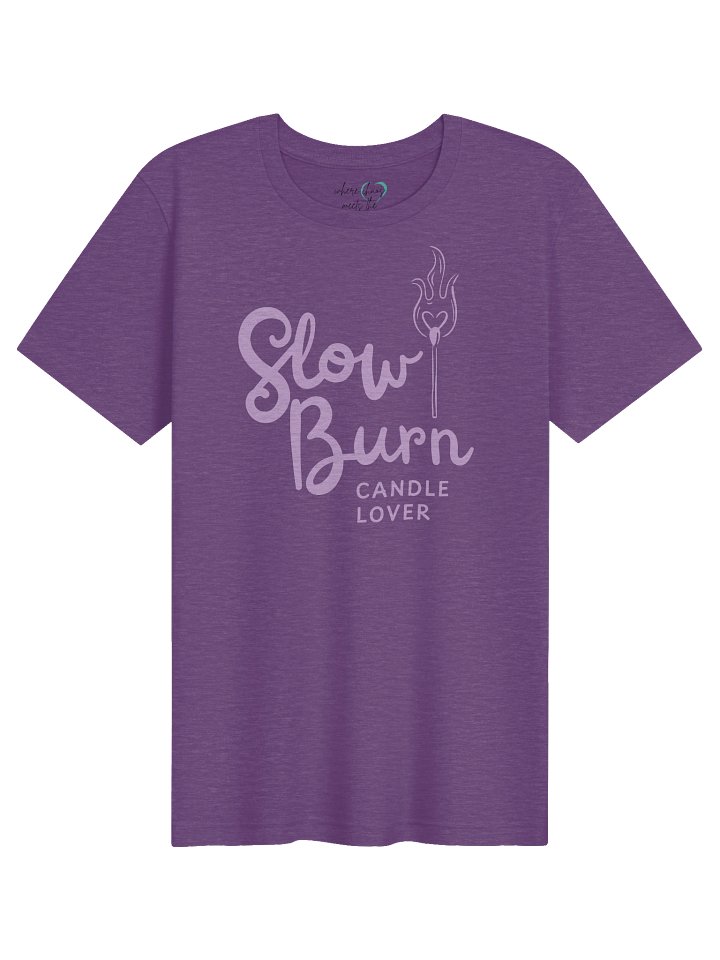 Slow Burn Candle Lover | Heathered Purple Perfection product image (1)