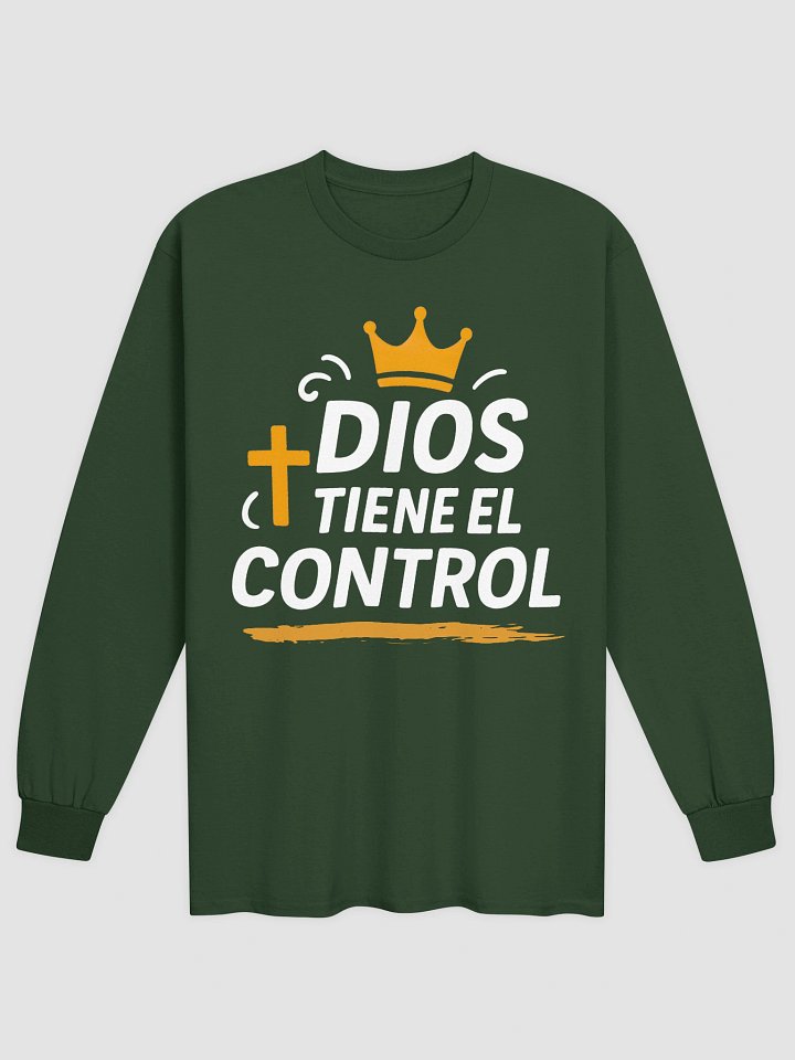 Camiseta Unisex Manga Larga | Dios tiene el control product image (1)