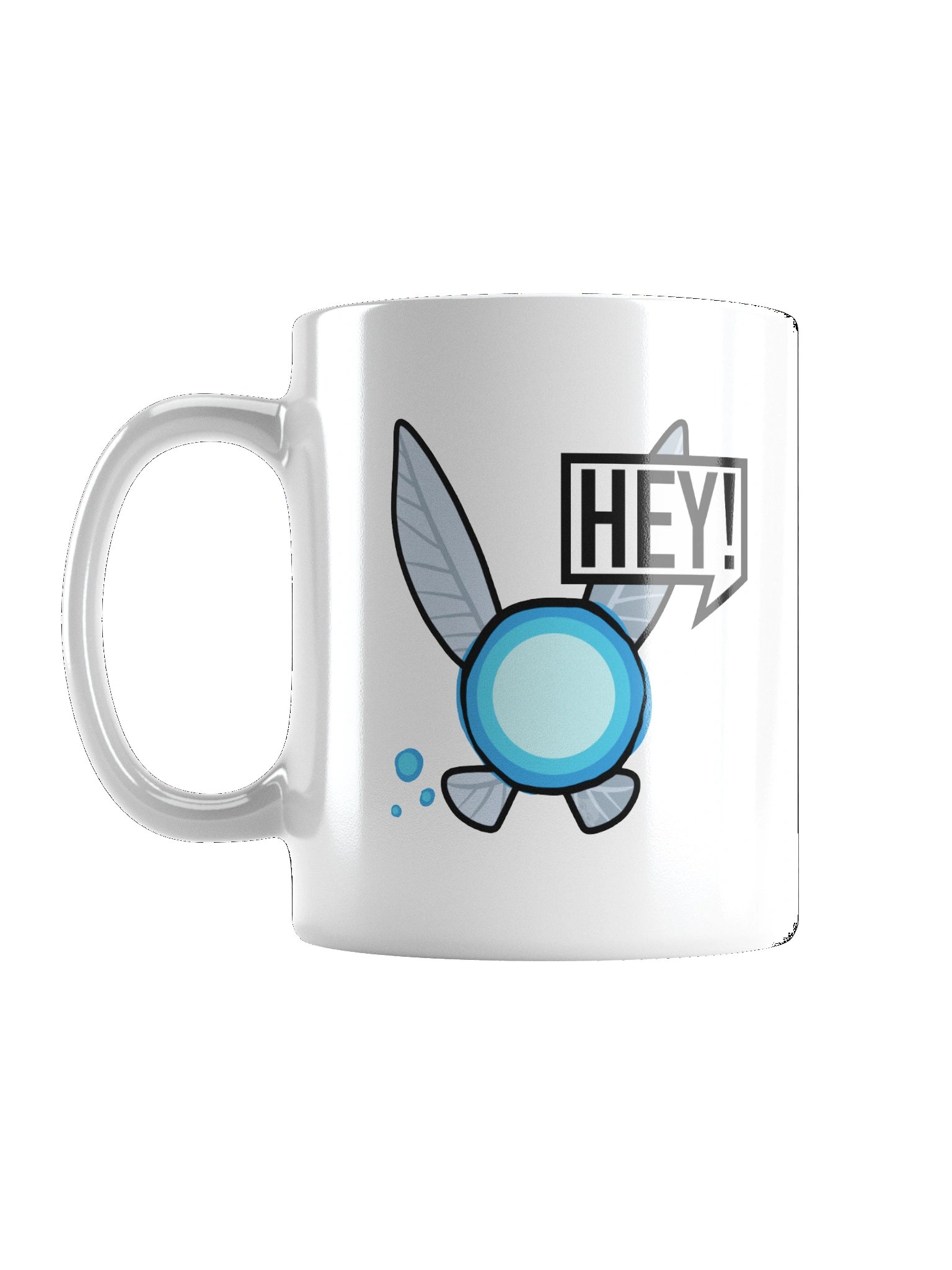 Hey! Fairy Wings White Glossy Mug product image (3)