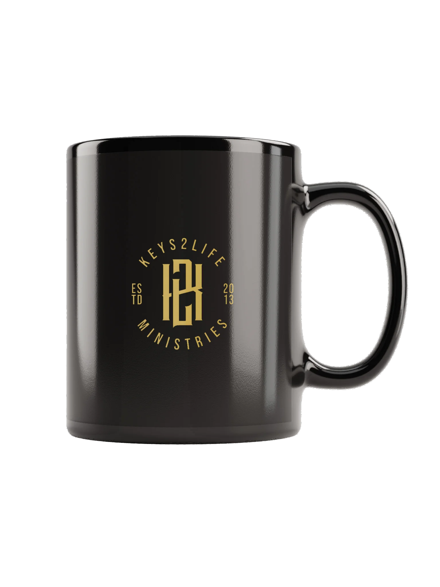 Keys2Life Ministries Gold Logo Mug product image (5)