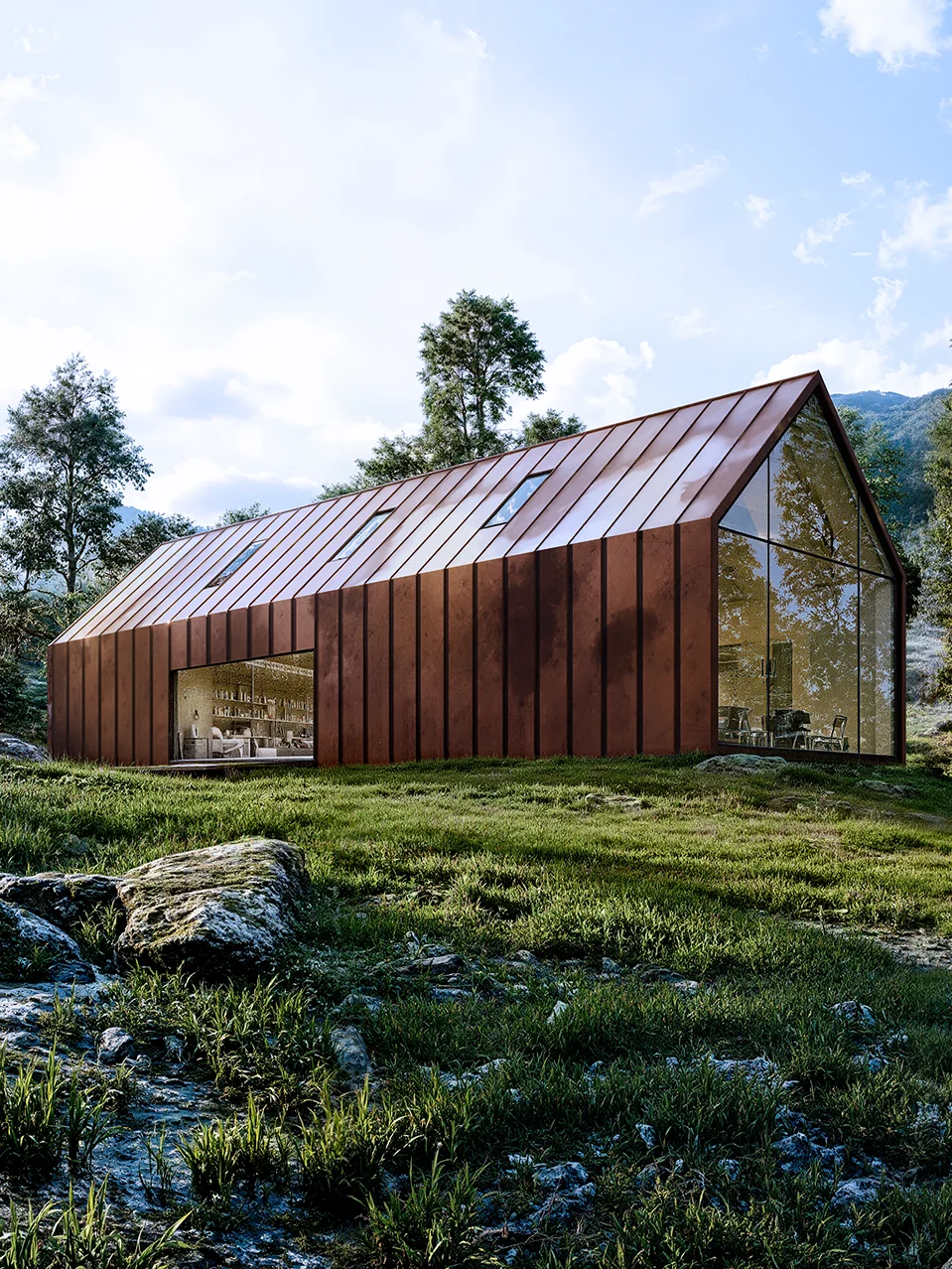 Modern Lodge (3D Model + D5 Render Scene) product image (4)