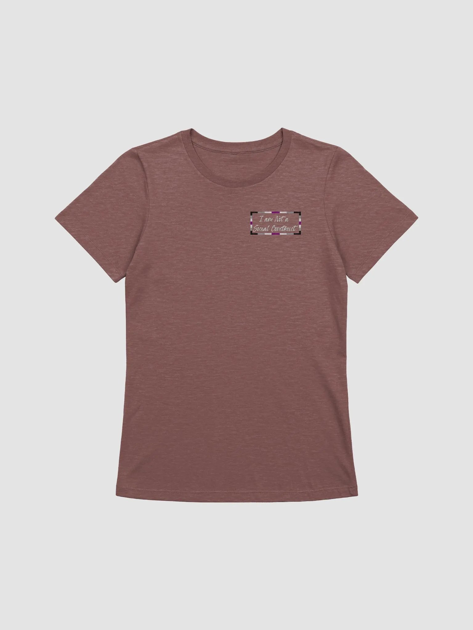 I am Not a Social Construct (wt) - Asexual - Women's Relaxed Fit T product image (17)