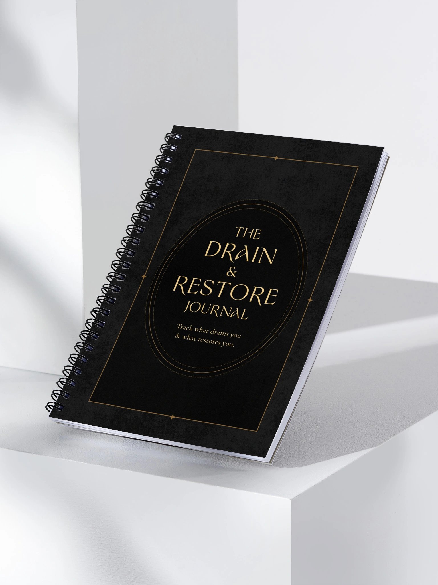 The Drain & Restore Journal | Energy Log Notebook for Burnout & Fatigue product image (4)
