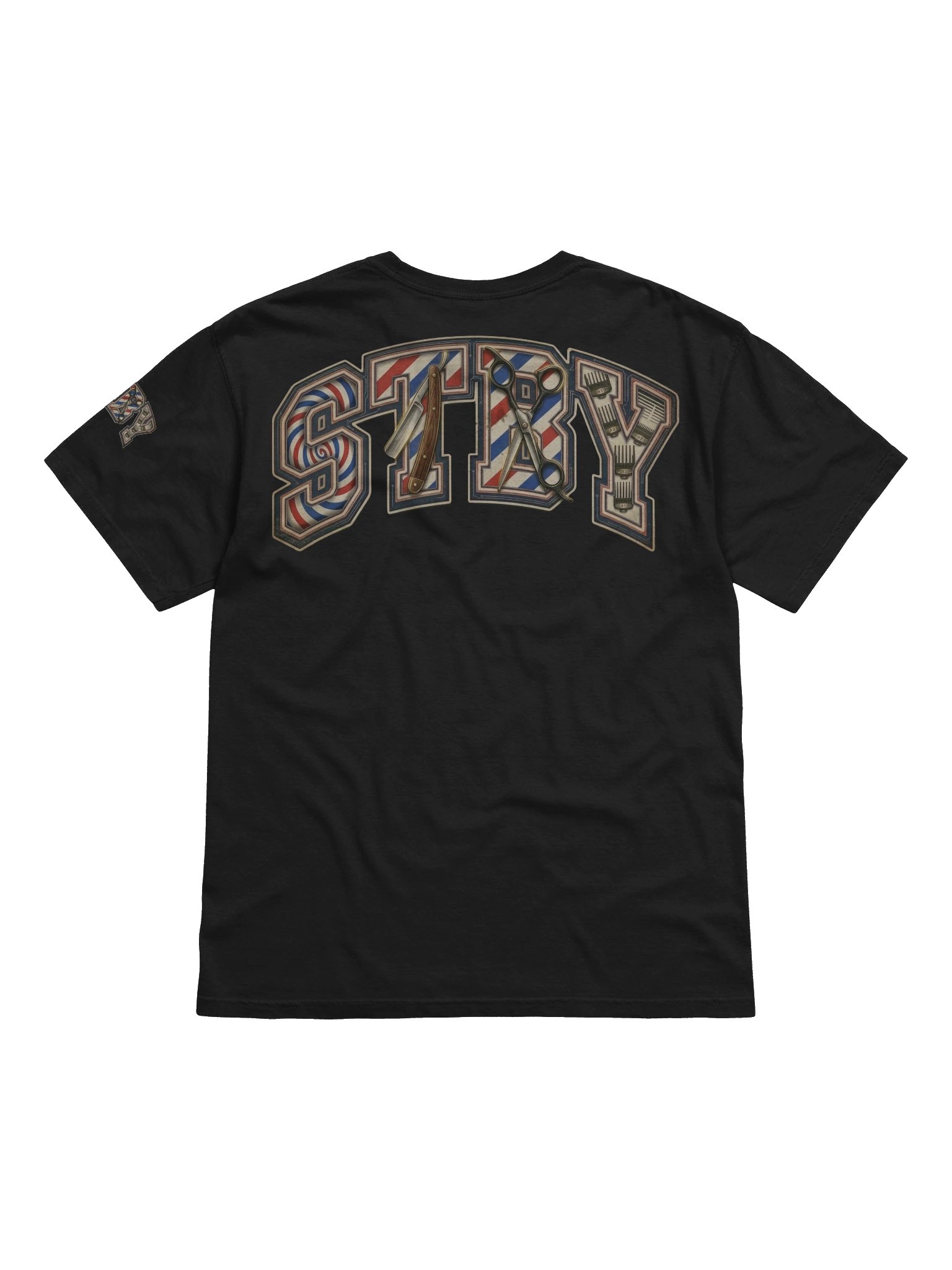 Barber-themed STBY Graphic T-Shirt product image (15)