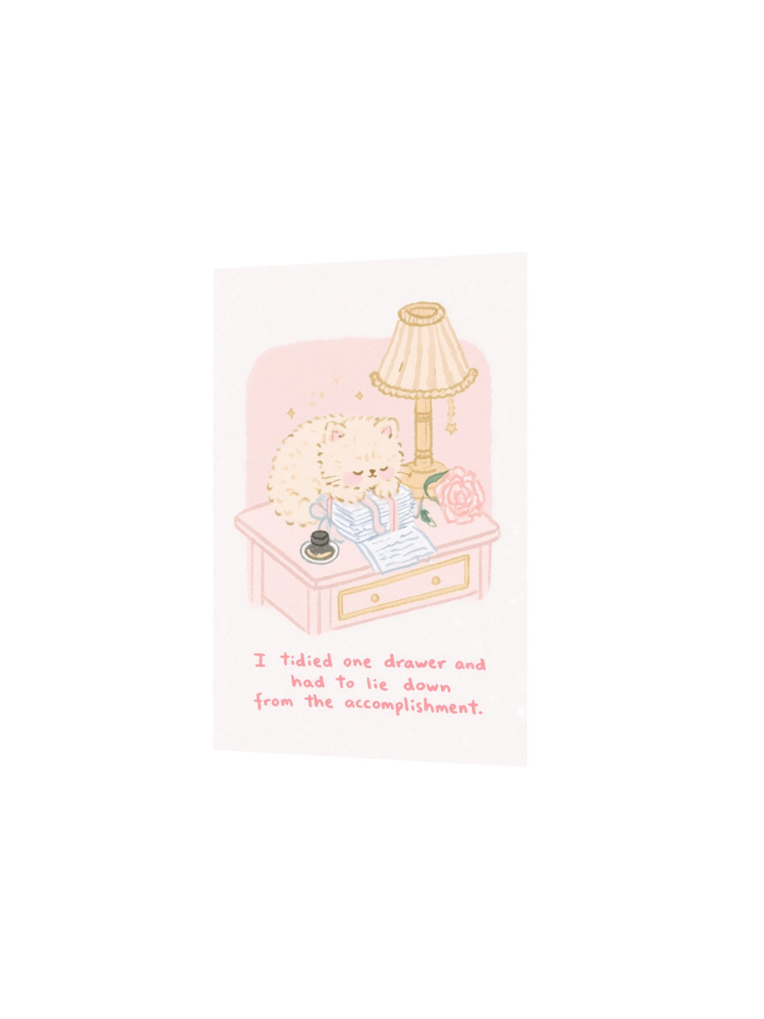I Tidied One Drawer Cat Poster product image (12)