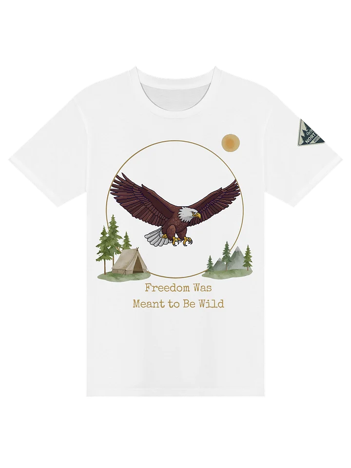 Freedom Was Meant to Be Wild – Patriotic Eagle T-Shirt product image (26)