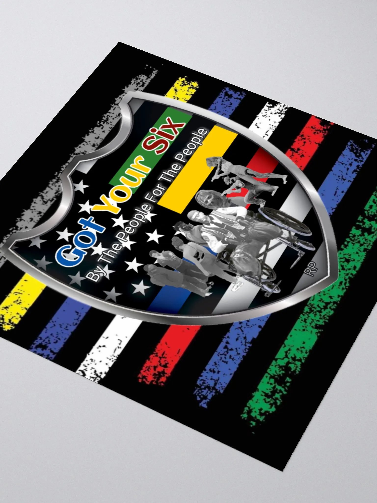 Got Your Six RP Thug Life Kiss Cut Sticker product image (3)