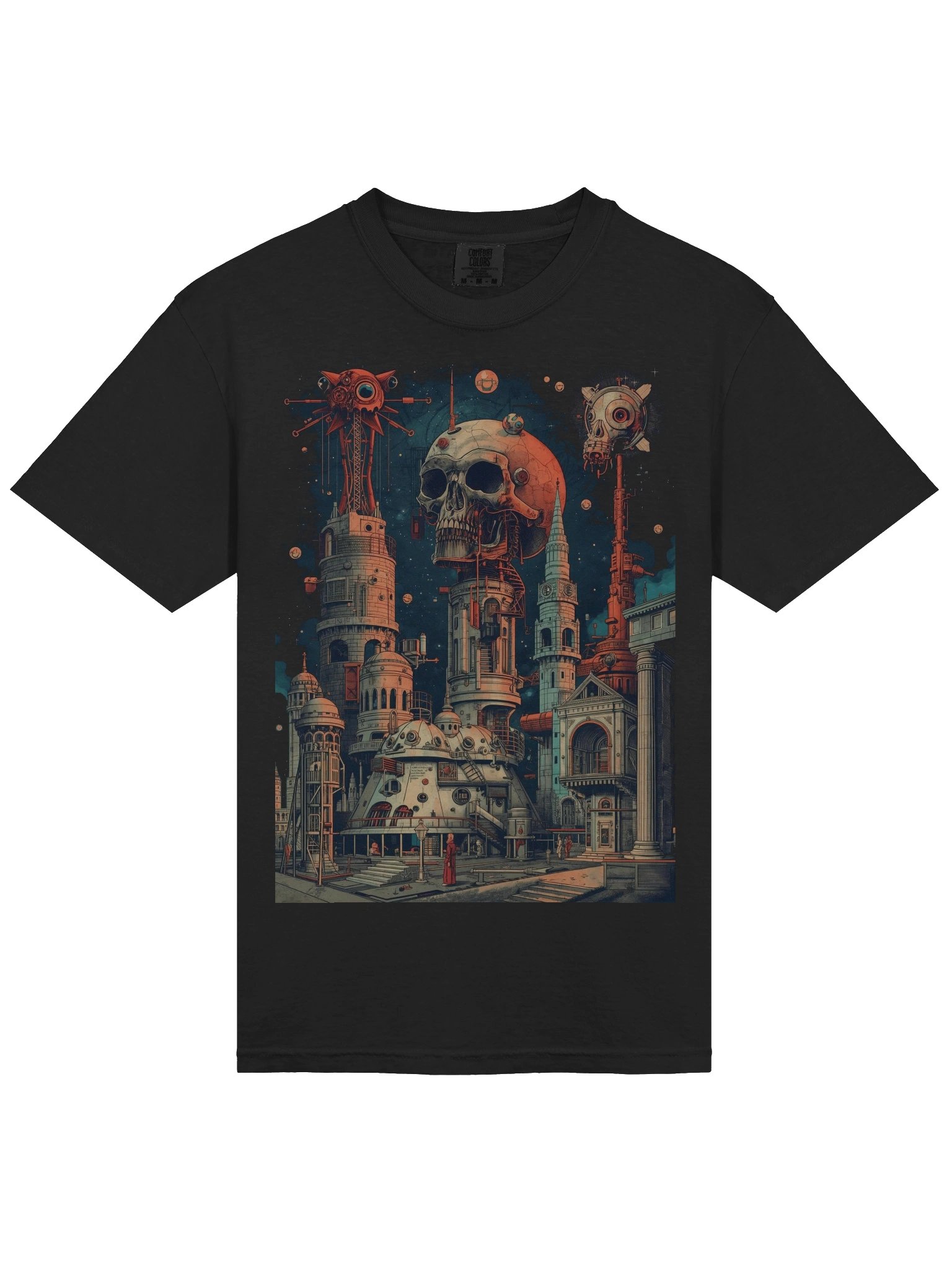 Surreal Cityscape Dream Heavyweight T-Shirt product image (4)