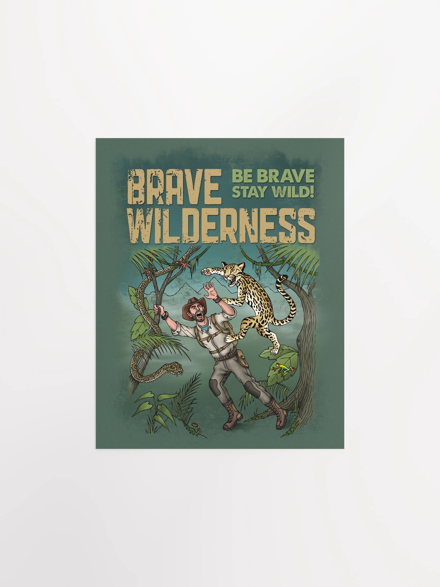 Brave Wilderness Jungle Poster product image (1)