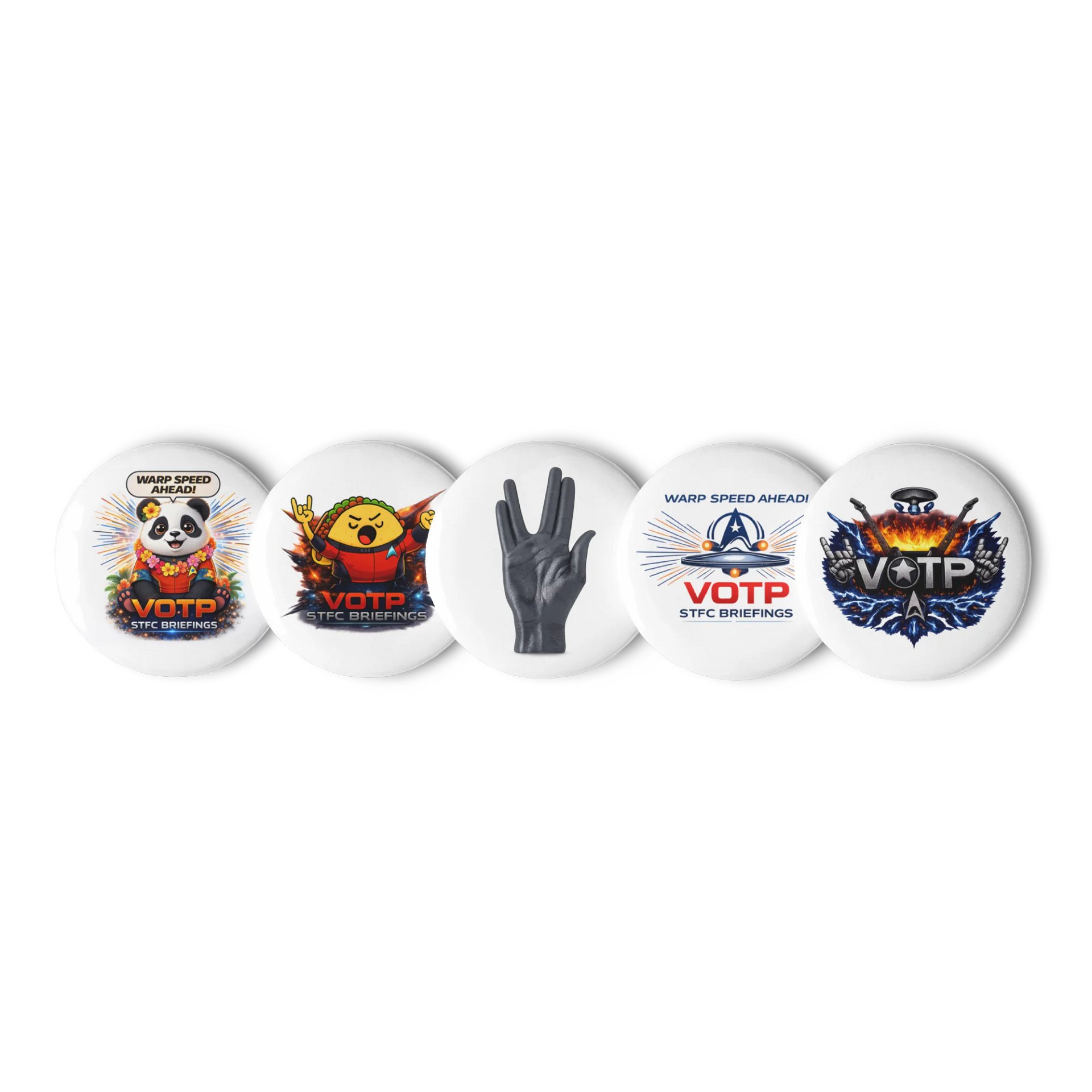 STFC Briefings VOTP Pin Collection product image (1)