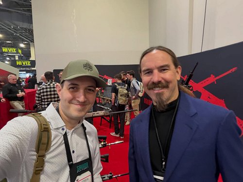 Super cool running into Ian from Forgotten Weapons at SHOT Show.
