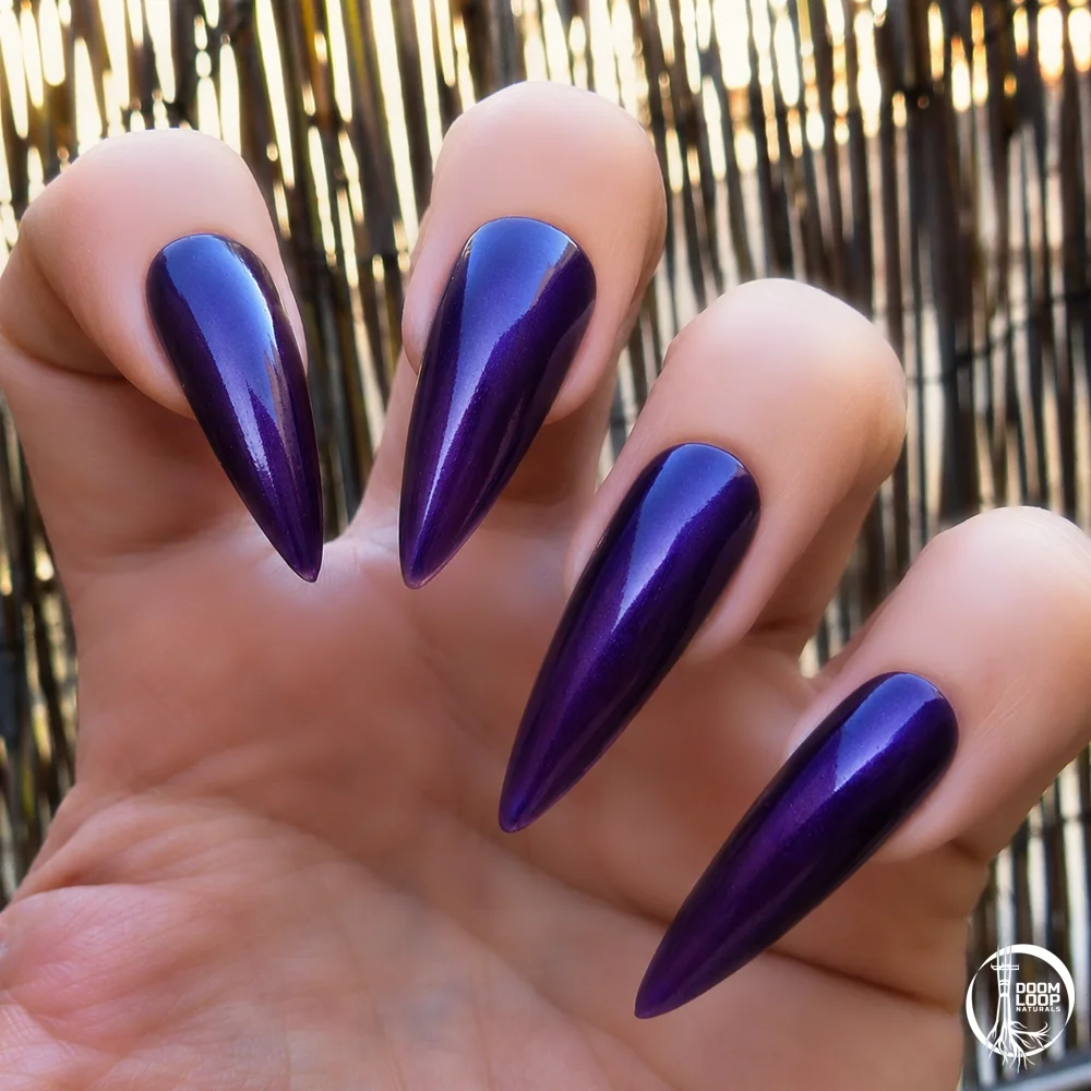 AFTER THE PARADES - Shimmery Violet Translucent Jelly Nail Polish product image (3)