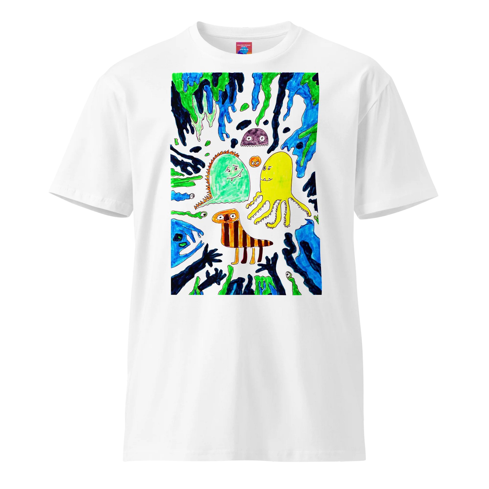 Abstract Doodle Monsters Unisex T Shirt product image (1)