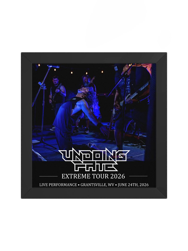 Undoing Fate – Extreme Tour 2026 Framed Live Print product image (3)