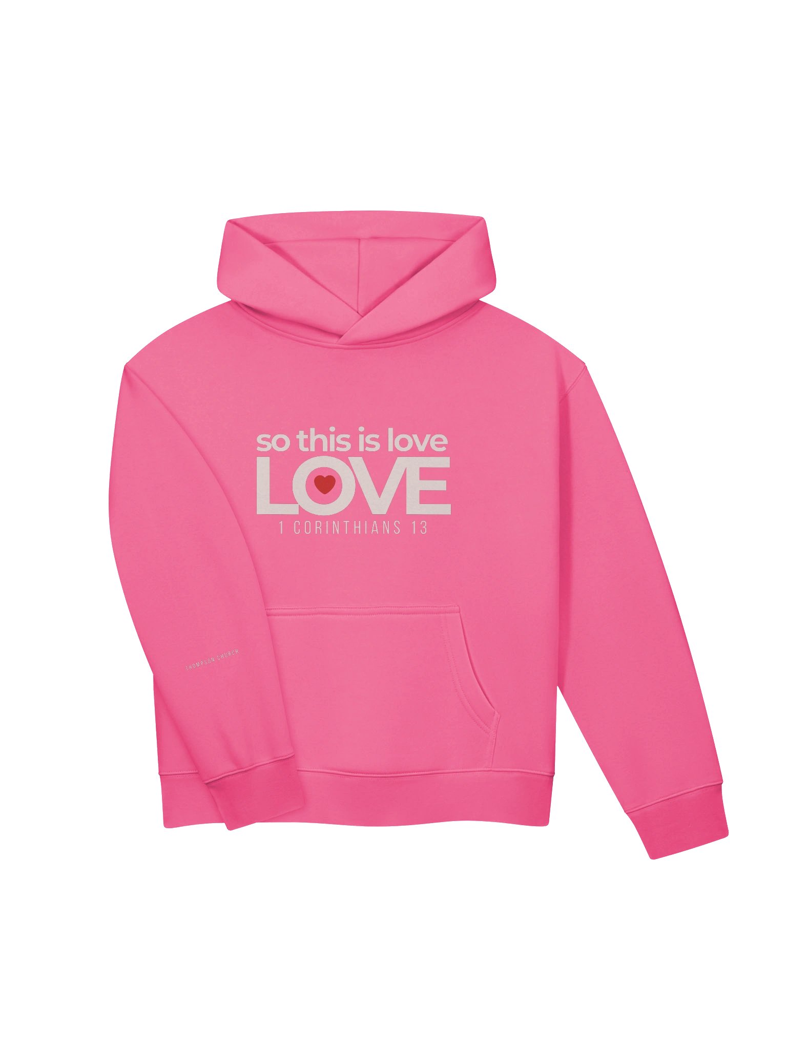 Soft Pink “So This Is Love” Hoodie product image (3)