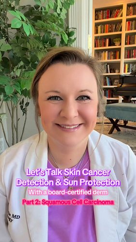 Part 2 of our skin cancer series: squamous cell carcinoma! This is the second most common type of skin cancer and has the pot...