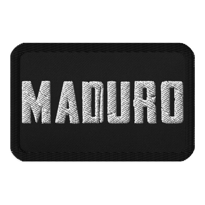 Maduro embroidered patch product image (1)