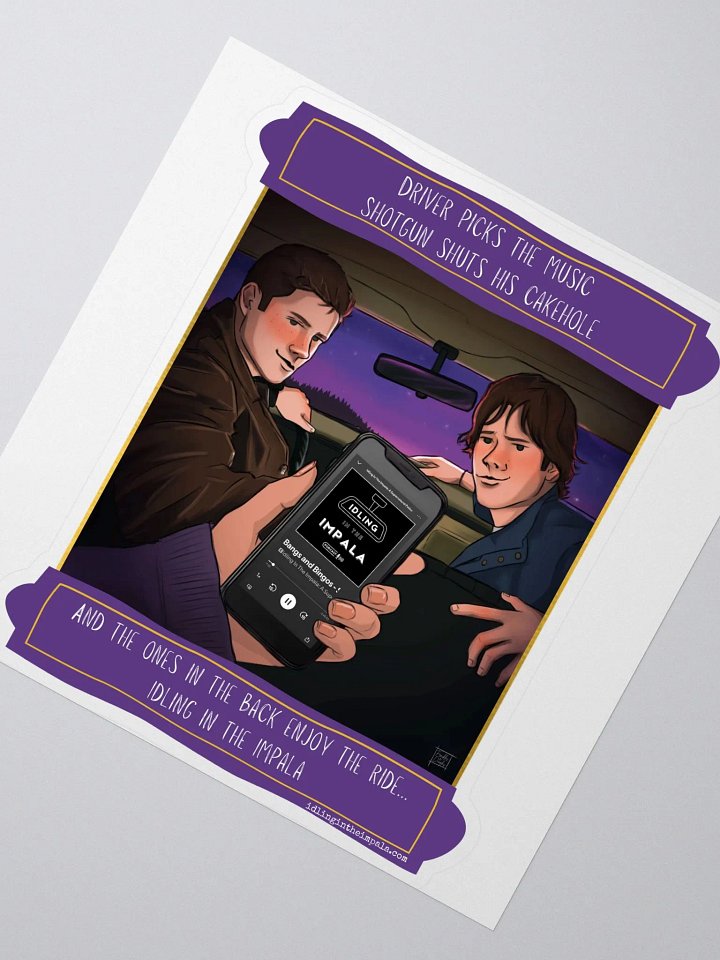 Backseat Sticker - Bangs and Bingos product image (2)