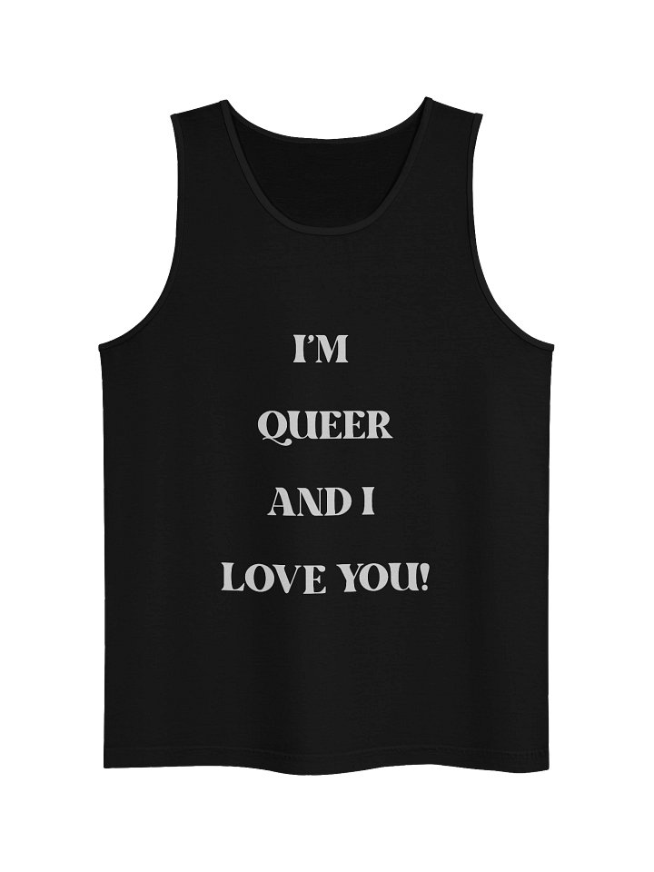 Queer and I Love You White Font Retro Pride Tank Top product image (1)