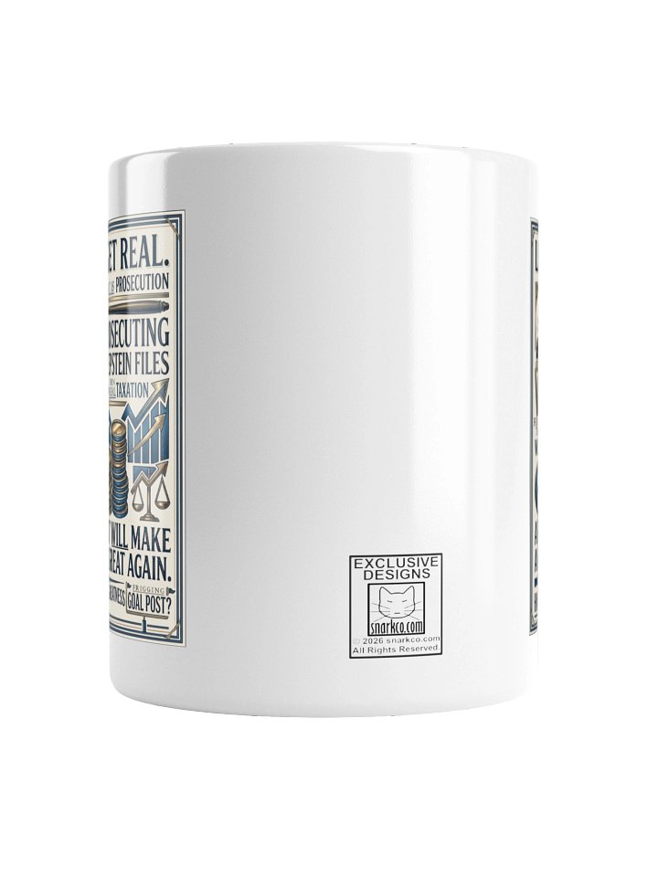 High quality ceramic mug says: "Let's Get Real. " product image (5)