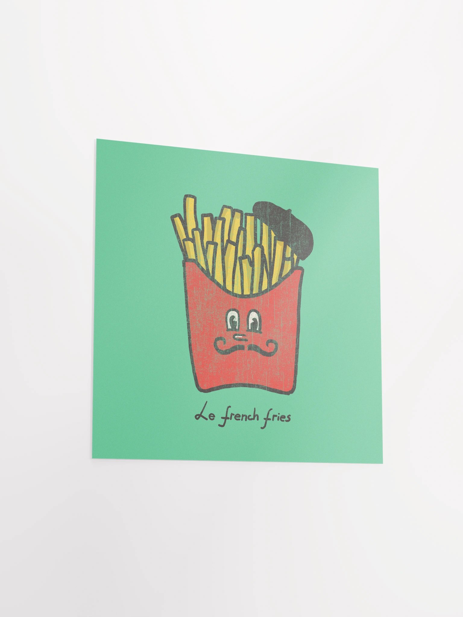 Le french fries graphic art print product image (14)