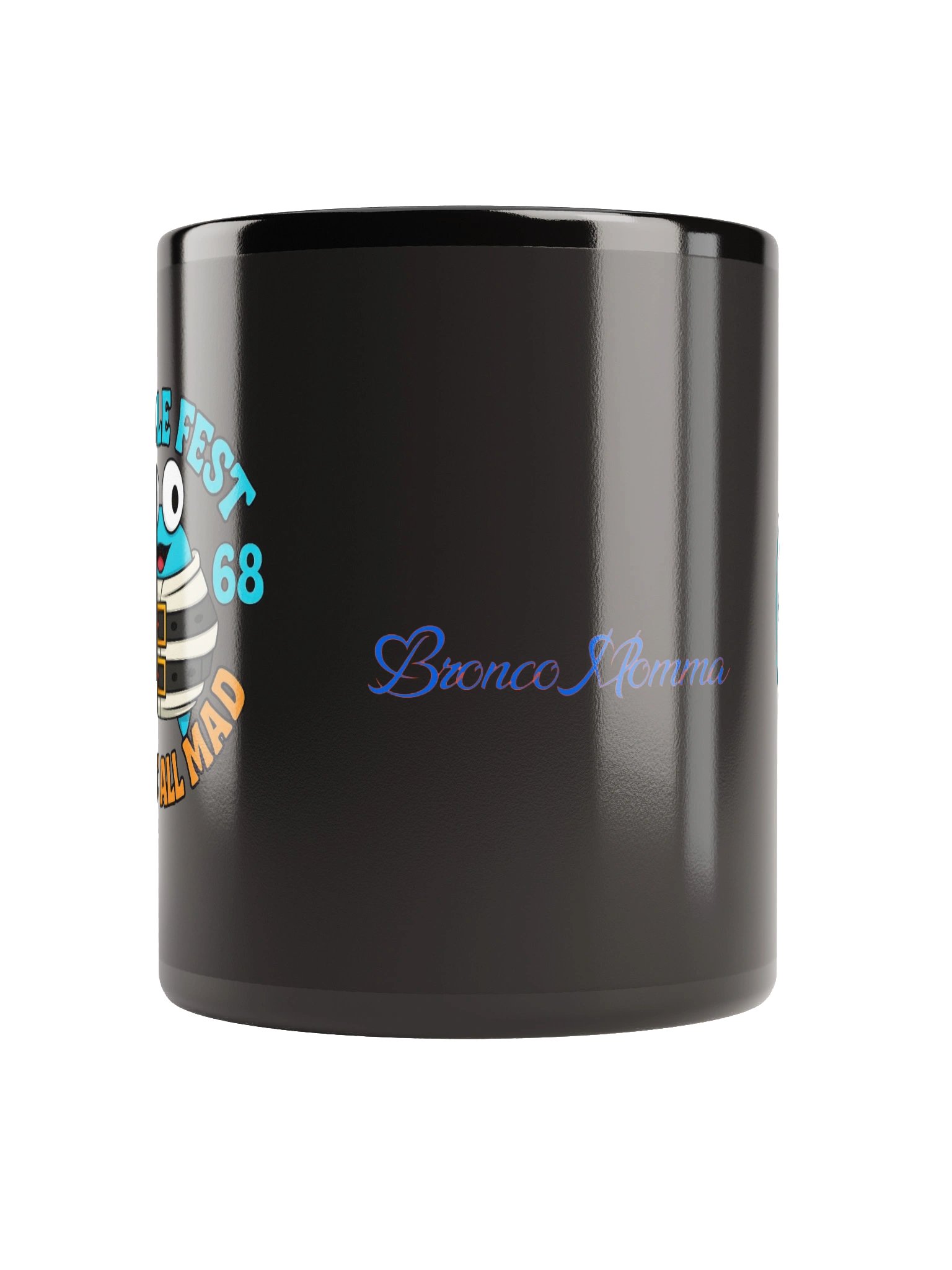Marble Madness Black Glossy Mug product image (3)