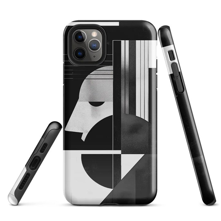 Abstract Persona 007 (Black) (Iphone Tough Case) product image (1)