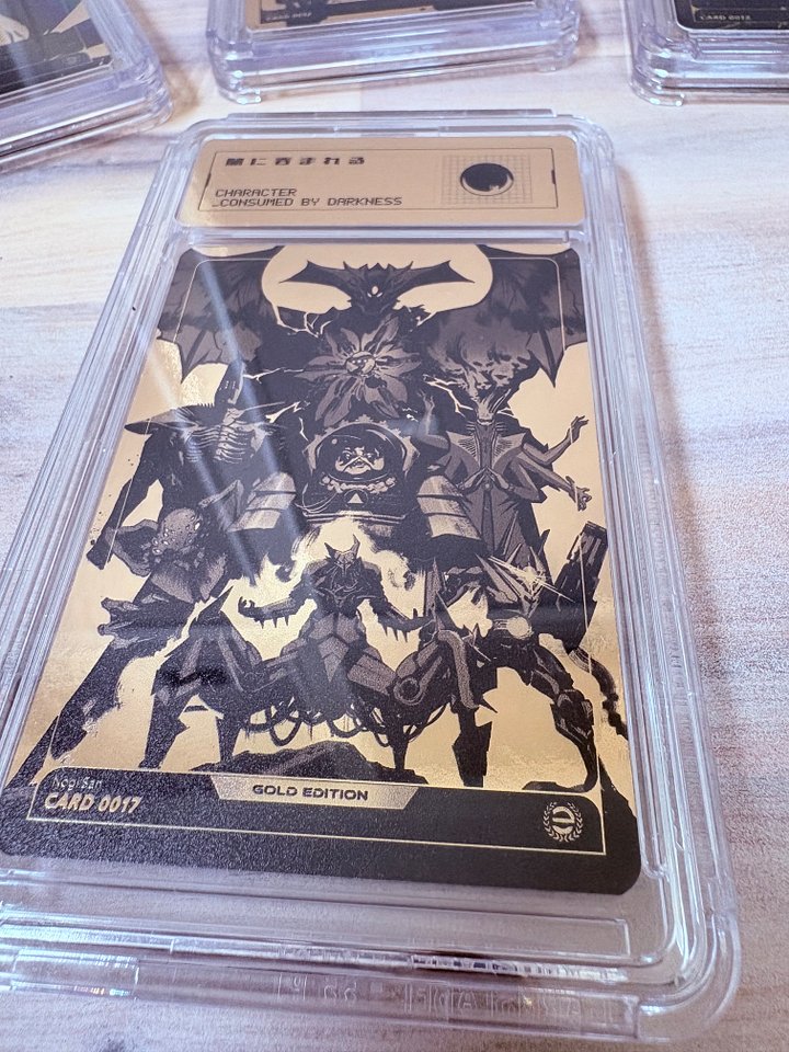 GOLD Consumed By Darkness Card product image (1)