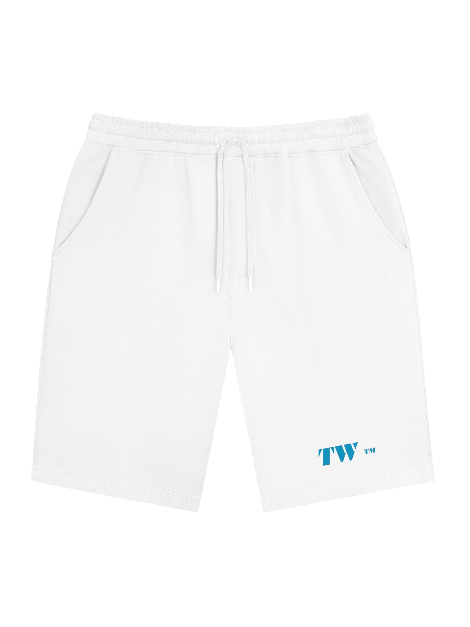 Top Will ™ White & Blue Fleece Shorts (TW) product image (1)