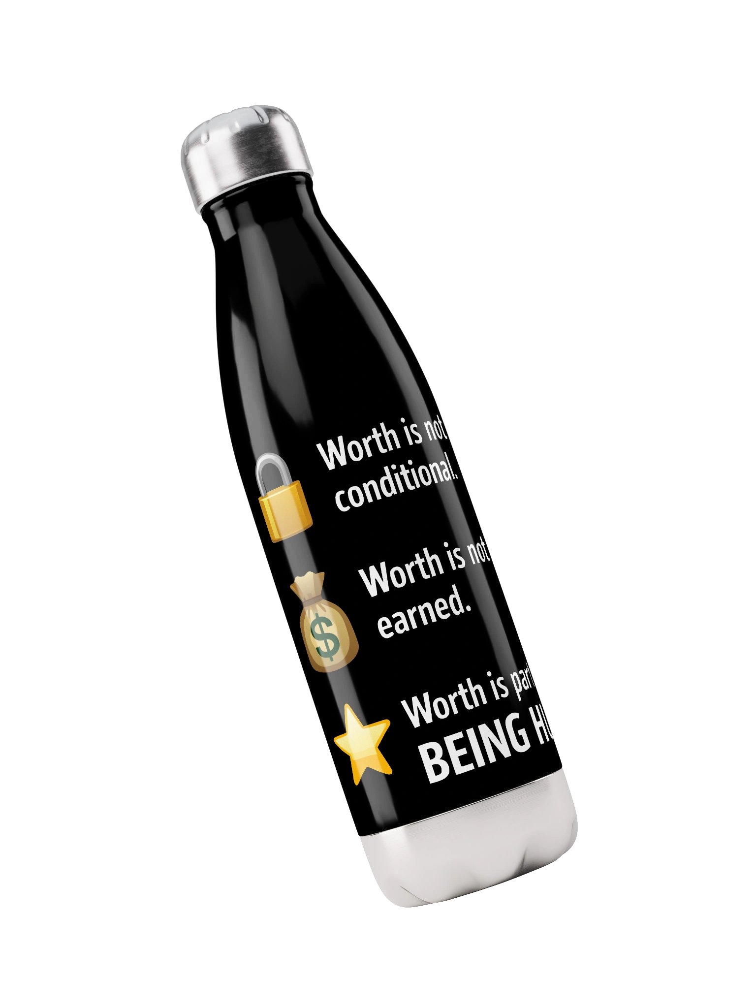 Being Human: Stainless Steel Water Bottle product image (3)