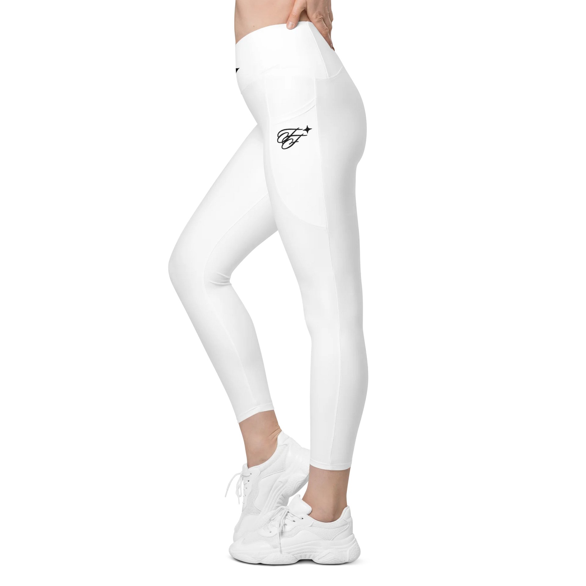 F&F Script Crossover Leggings with Pockets product image (10)