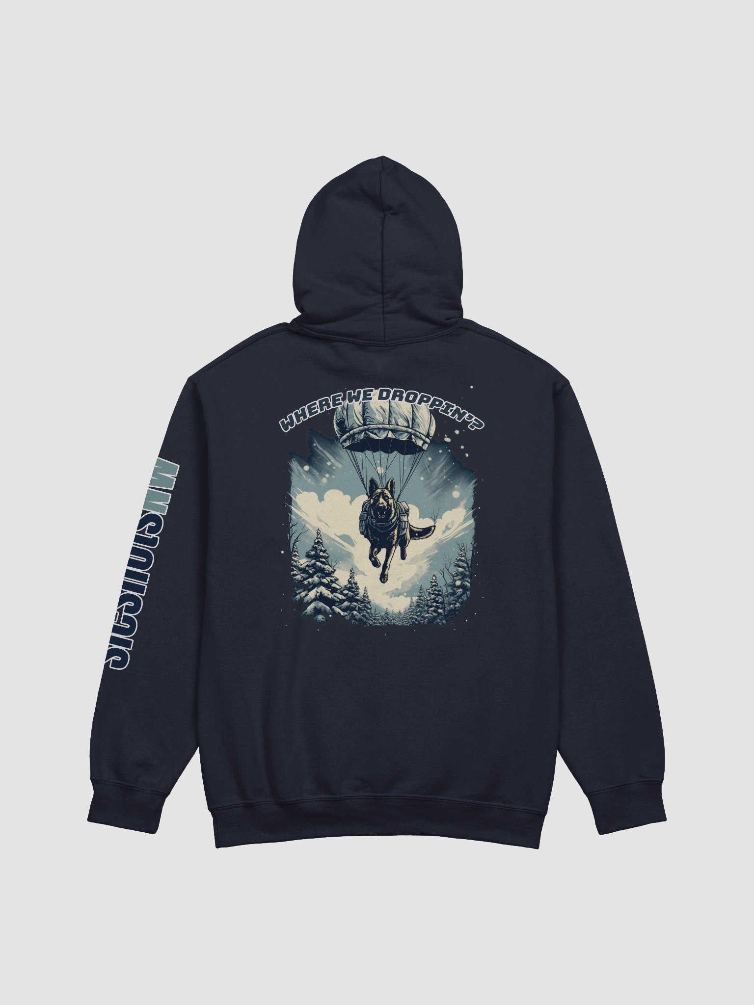 Where we droppin'? Hoodie - Winter Edition V2 product image (2)