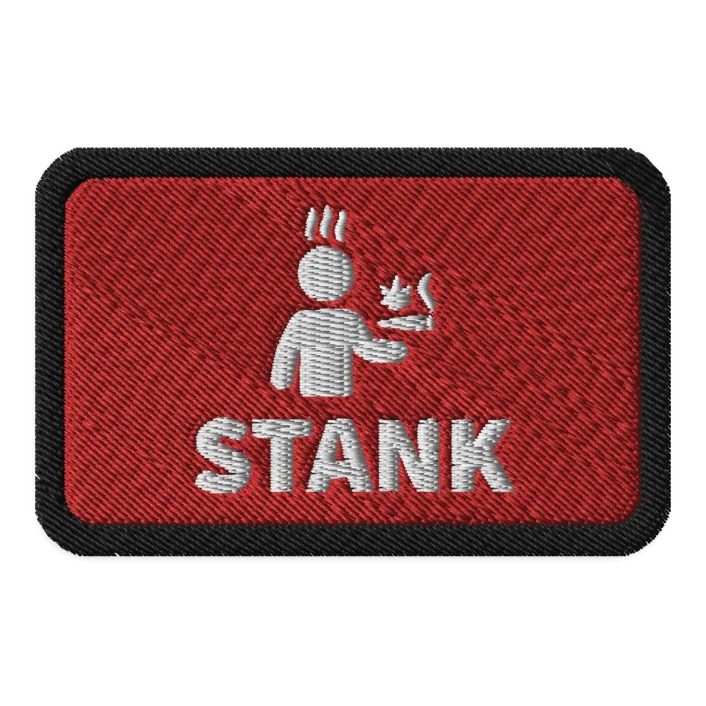 STANK FARM [RED LABEL] Warning Patch product image (1)