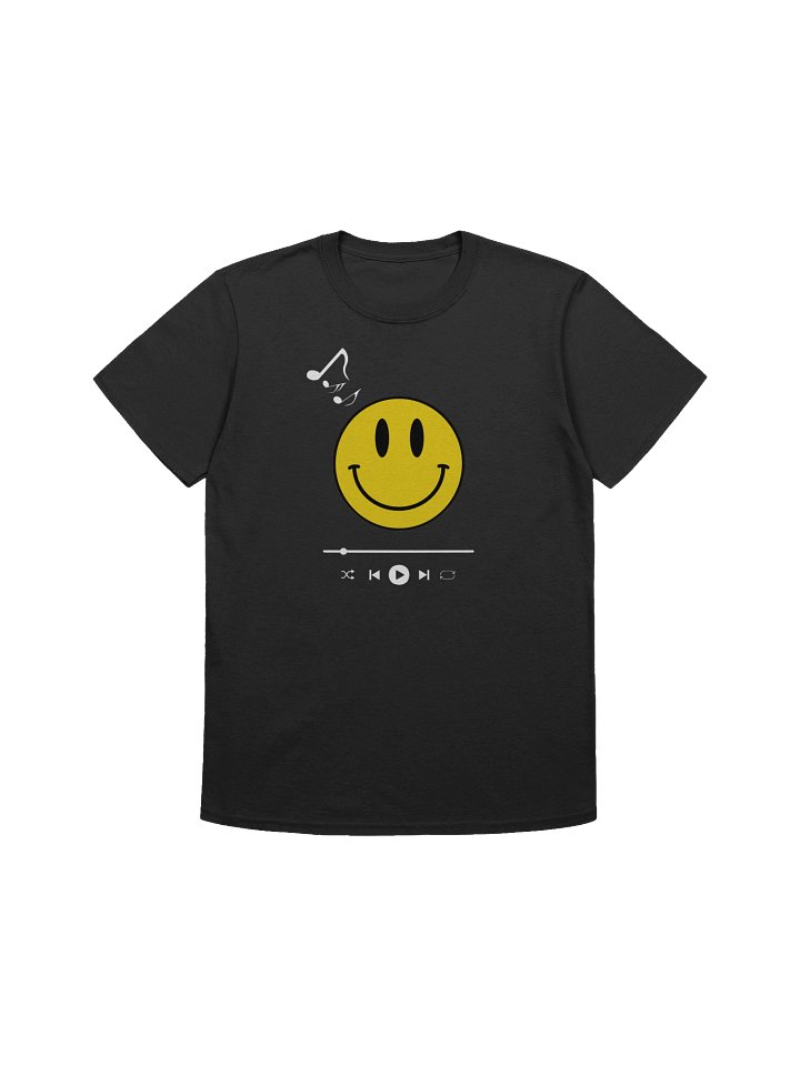 Smiley Face Music T-Shirt product image (1)