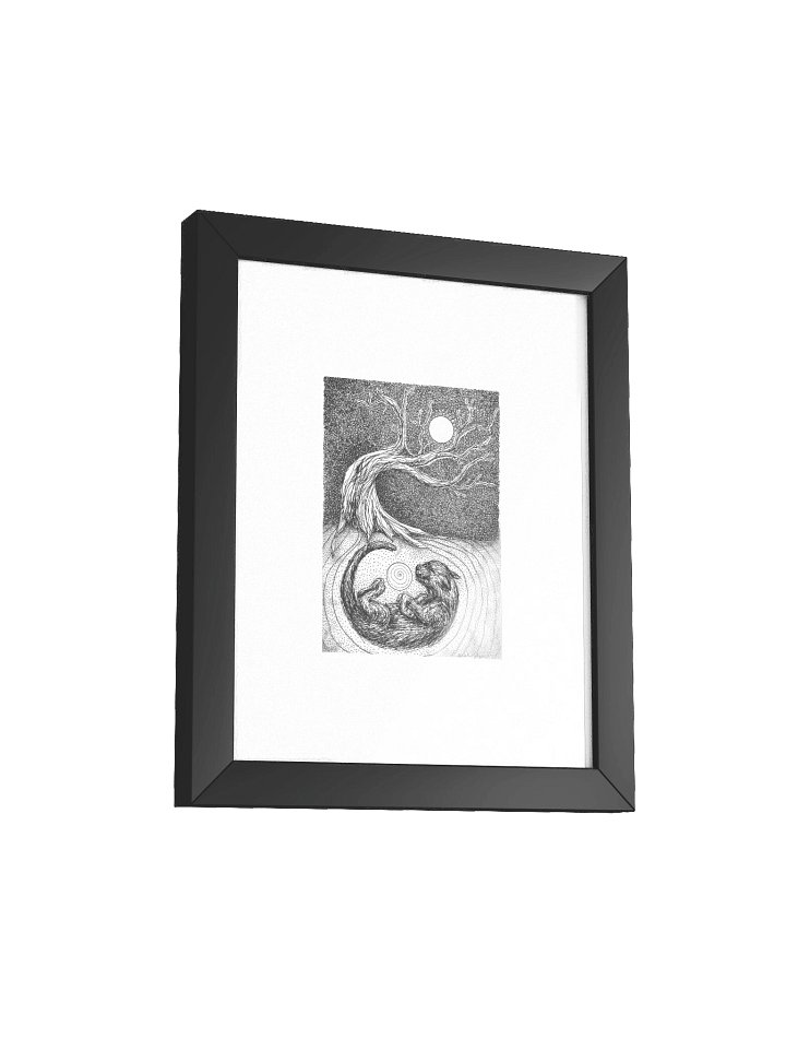 Dreamlike Cat and Tree Framed Poster product image (2)